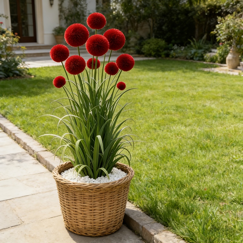 4 ชิ้น = 12 ก้าน ไม่รวมแจกัน ห - Dracaena Marginata บทวิจารณ์และราคา