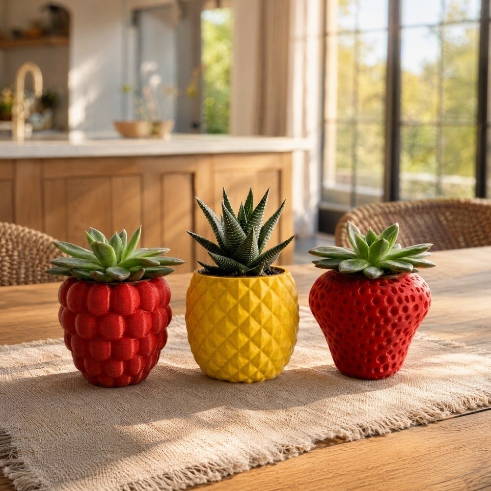 กระถางดอกไม้พลาสติกพิมพ์ 3 มิต - Echeveria Succulent บทวิจารณ์และราคา
