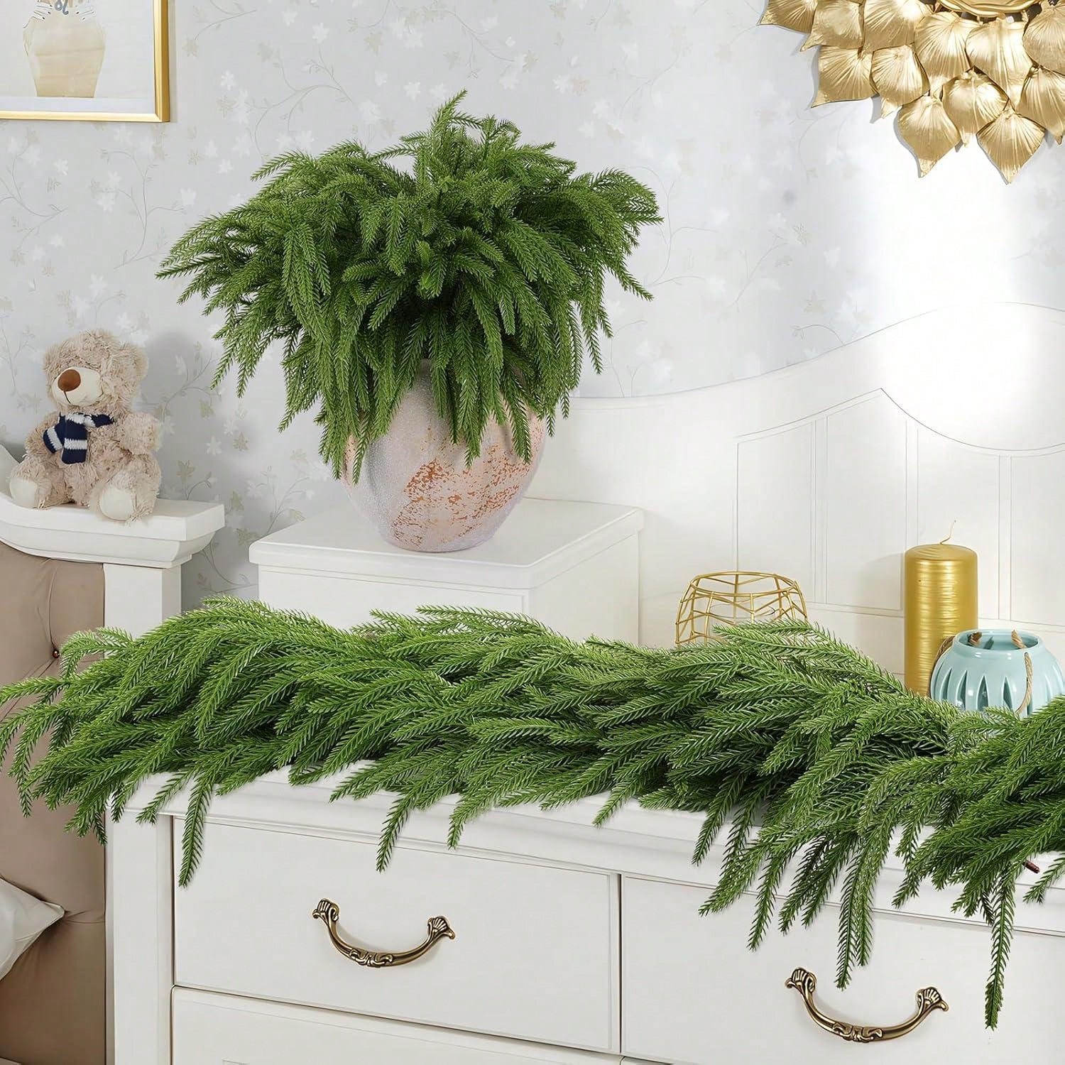 คริสต์มาส Norfolk สาขาที่สมจริ - Dracaena Marginata บทวิจารณ์และราคา